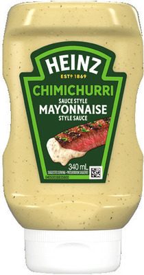 Heinz chimichurri mayonnaise style sauce from Walmart Canada