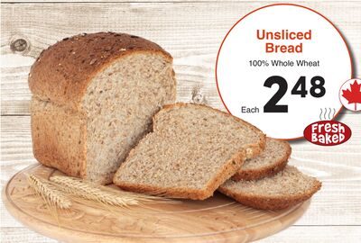 Unsliced Bread from AG Foods