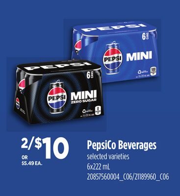 PEPSICO BEVERAGES, 6x222 ml from Your Independent Grocer