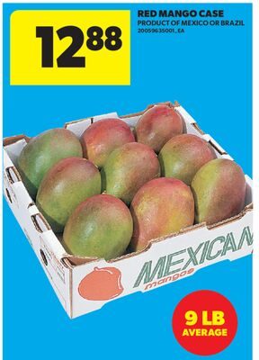 RED MANGO CASE, AVERAGE from Real Canadian Superstore