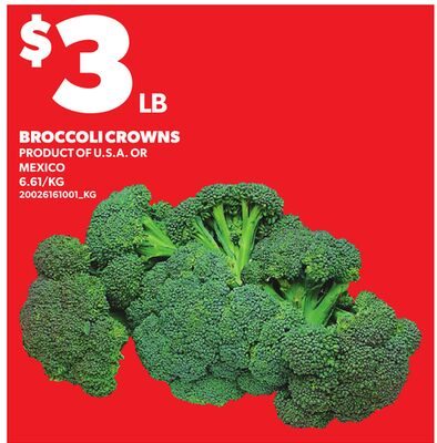 BROCCOLI CROWNS from Your Independent Grocer