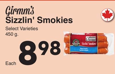 Girmm's Sizzlin' Smokies from AG Foods