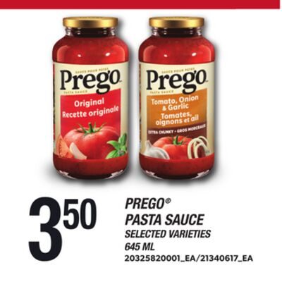PREGO® PASTA SAUCE from Loblaws City Market