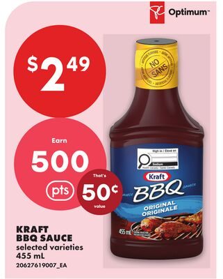 KRAFT BBQ SAUCE from No Frills