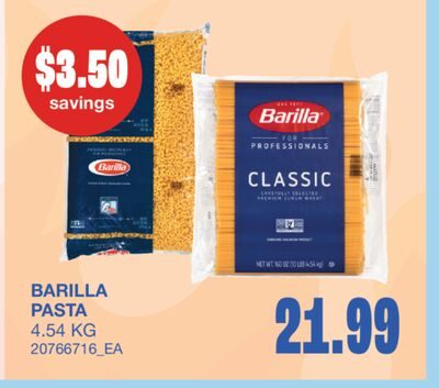 PASTA from Wholesale Club