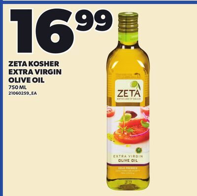 ZETA KOSHER EXTRA VIRGIN OLIVE OIL from Loblaws City Market