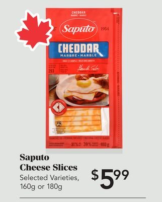 Saputo Cheese Slices from Urban Fare