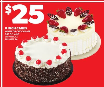 8 INCH CAKES, -1. from Loblaws