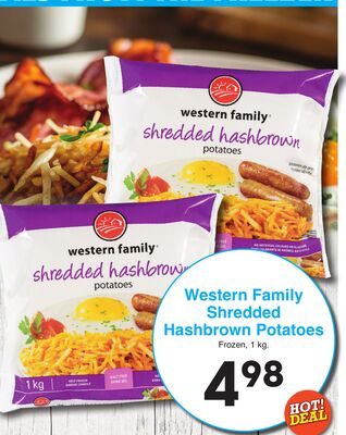 Western Family Shredded Hashbrown Potatoes from AG Foods