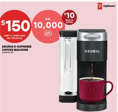 KEURIG K-SUPREME COFFEE MACHINE from Real Canadian Superstore