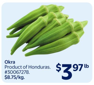 Okra from Walmart Canada