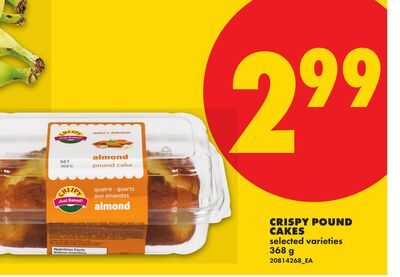 CRISPY POUND CAKES from No Frills