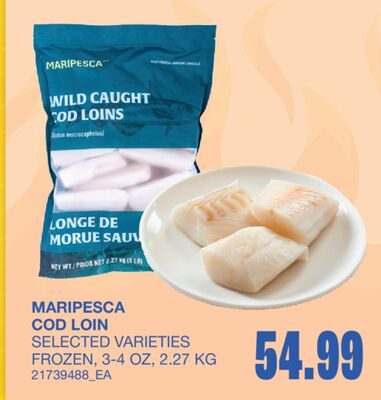 COD LOIN, 3-4 OZ from Wholesale Club