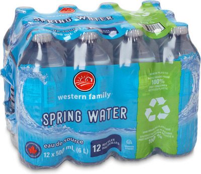 Western Family Spring Water from Quality Foods