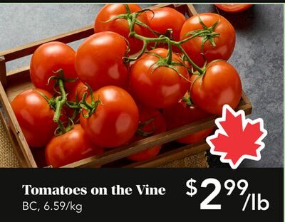 Tomatoes on the Vine from Urban Fare