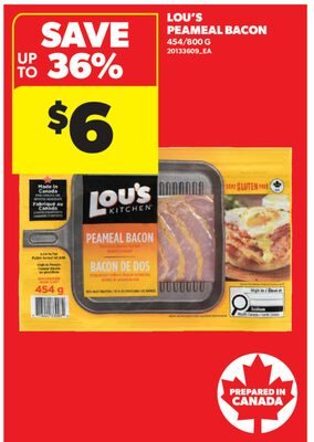 LOU'S PEAMEAL BACON from Real Canadian Superstore