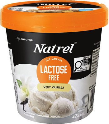 Natrel lactose free ice cream from Walmart Canada