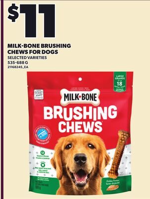MILK-BONE BRUSHING CHEWS FOR DOGS from Your Independent Grocer