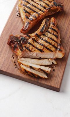Maple Leaf fresh bone-in pork chops sirloin and centre combo pack from Walmart Canada