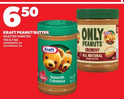 KRAFT PEANUT BUTTER, / from Your Independent Grocer
