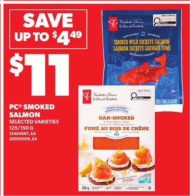PC® SMOKED SALMON from Your Independent Grocer