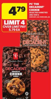 PC® THE DECADENT® COOKIE from Real Canadian Superstore