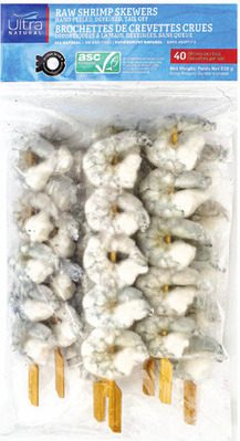 Ultra Natural Raw Shrimp Skewers from Thrifty Foods