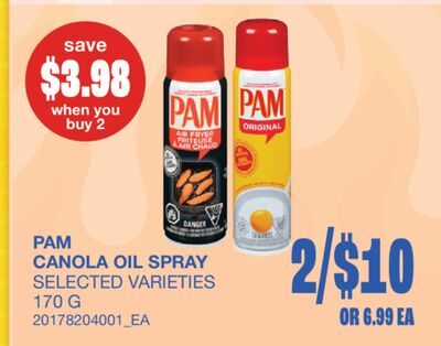 CANOLA OIL SPRAY from Wholesale Club