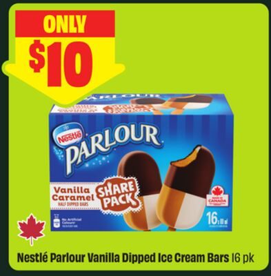 Nestlé Parlour Vanilla Dipped Ice Cream Bars from FreshCo