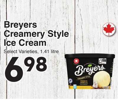 Breyers Creamery Style Ice Cream from AG Foods