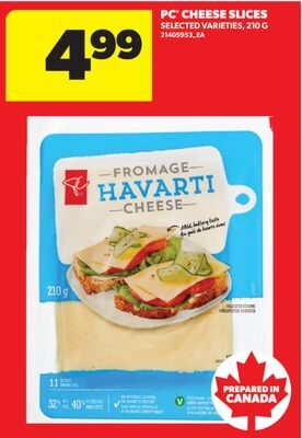 PC® CHEESE SLICES from Real Canadian Superstore