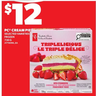 PC® CREAM PIE from Loblaws City Market