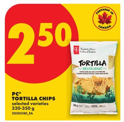 PC® TORTILLA CHIPS from No Frills