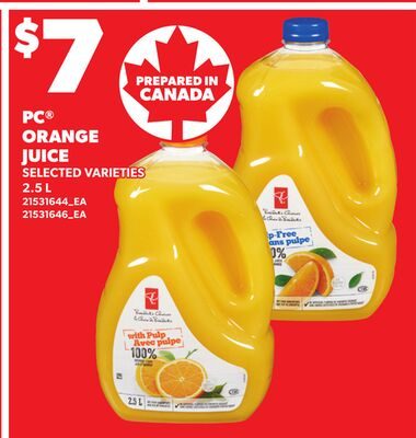 PC® ORANGE JUICE from Your Independent Grocer
