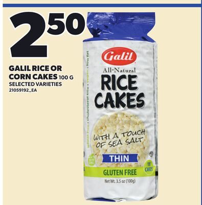 GALIL RICE OR CORN CAKES from Loblaws City Market