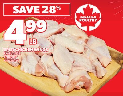 SPLIT CHICKEN WINGS from Loblaws City Market