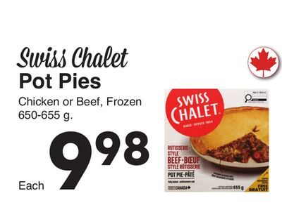 Swiss Chalet Pot Pies from AG Foods