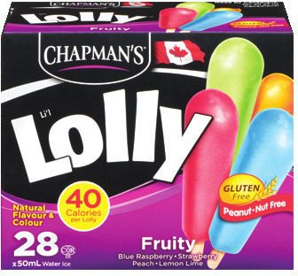 Chapman's Li's Lolly novelties from Walmart Canada