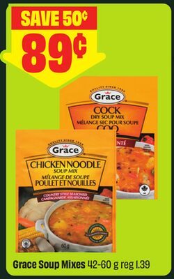 Grace Soup Mixes from FreshCo