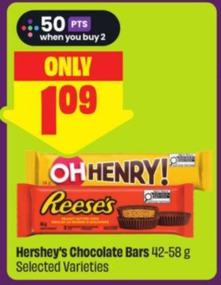 Hershey's Chocolate Bars from FreshCo