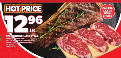 STRIPLOIN GRILLING STEAK from Loblaws City Market