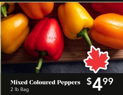Mixed Coloured Peppers from Urban Fare