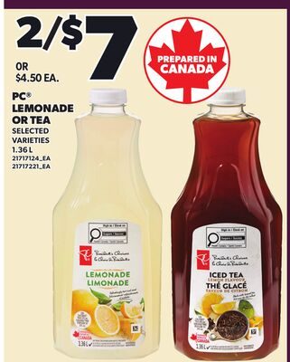 PC® LEMONADE OR TEA from Zehrs