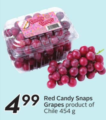 Red Candy Snaps Grapes from Safeway