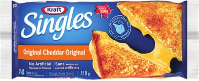 Kraft Singles cheese slices from Walmart Canada