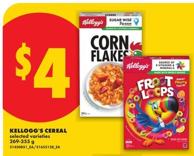 KELLOGG'S CEREAL from No Frills