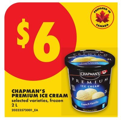 CHAPMAN'S PREMIUM ICE CREAM from No Frills