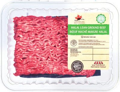 Your Fresh Market lean ground Halal beef from Walmart Canada