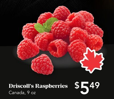 Driscoll's Raspberries from Urban Fare