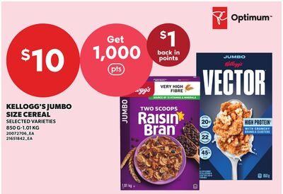 KELLOGG'S JUMBO SIZE CEREAL, -1. from Your Independent Grocer